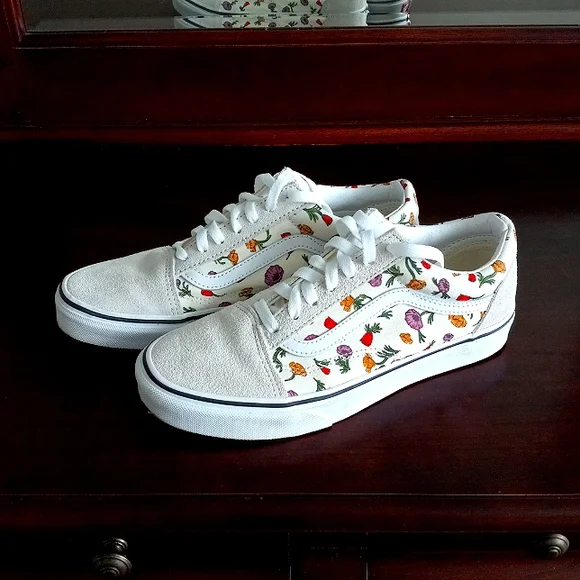 Vans | Shoes | Old Skool Poppy Floral Vans | Poshmark